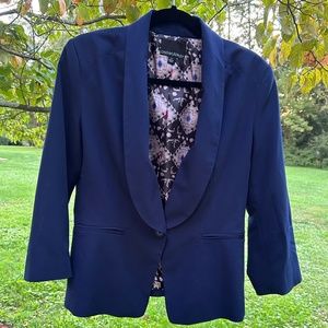 Cynthia Rowley Blue Blazer Size L